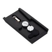 Fittest FC-501 Quick Release Assembly Aluminium Alloy Clamp Adapter with Quick Release Sliding Plate for Manfrotto Tripod 577 Replacement