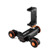 YELANGU L4X Camera Wheel Dolly + PC142 Phone Clamp with Remote, Load: 3kg