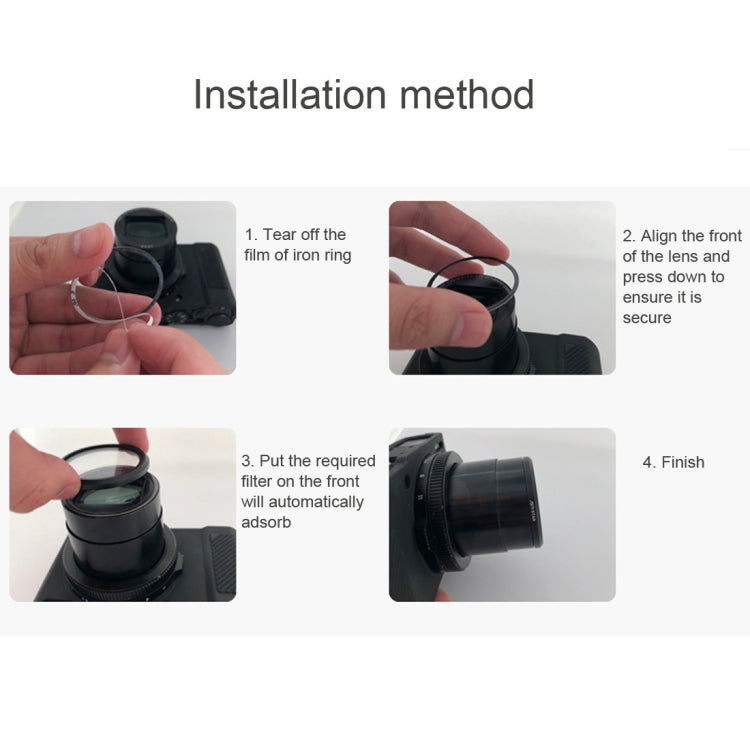 JSR ND16 Lens Filter for Panasonic LUMIX LX10