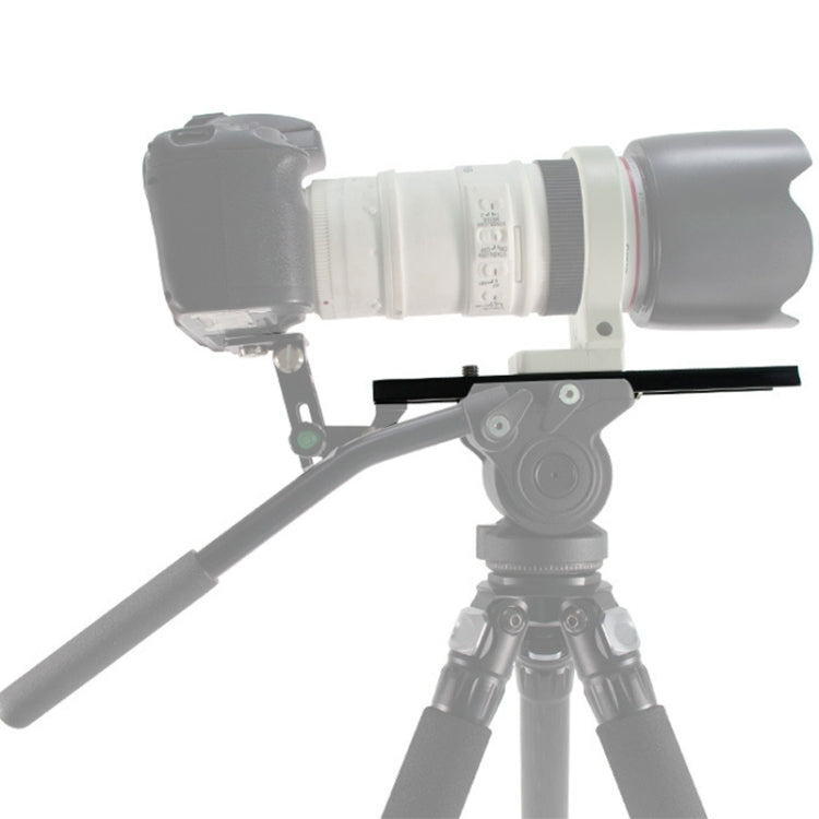 BEXIN VR-220L 220mm Length Aluminum Alloy Extended Quick Release Plate for Manfrotto / Sachtler (Black)
