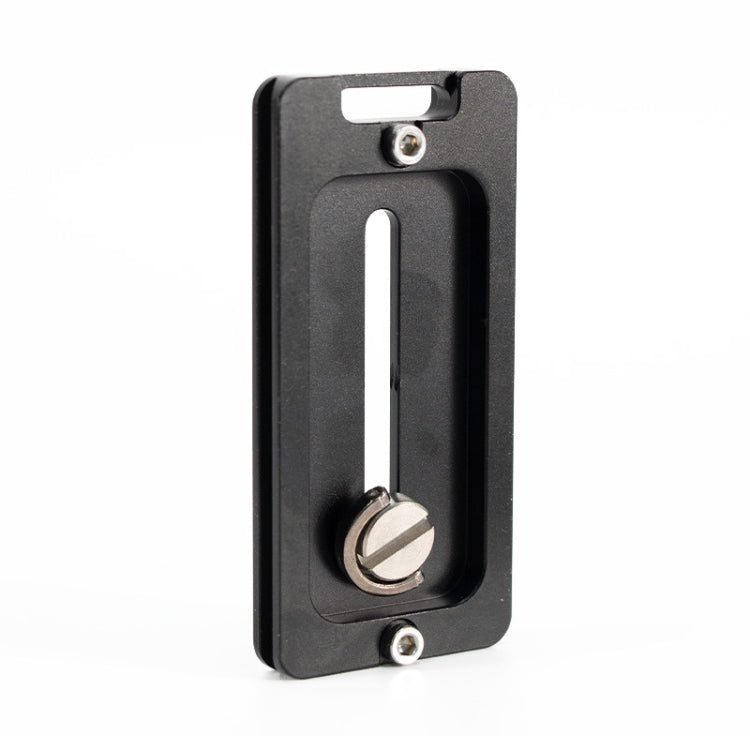BEXIN PL-80 Anti-rotation Quick Release Plate with Rubber Cushion(Black)