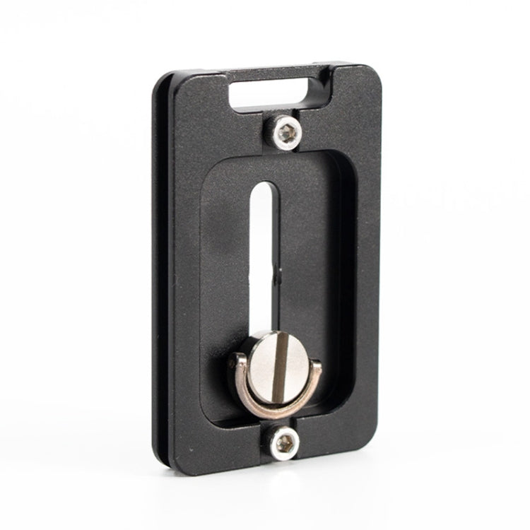 BEXIN PL-62 Anti-rotation Quick Release Plate with Rubber Cushion(Black)