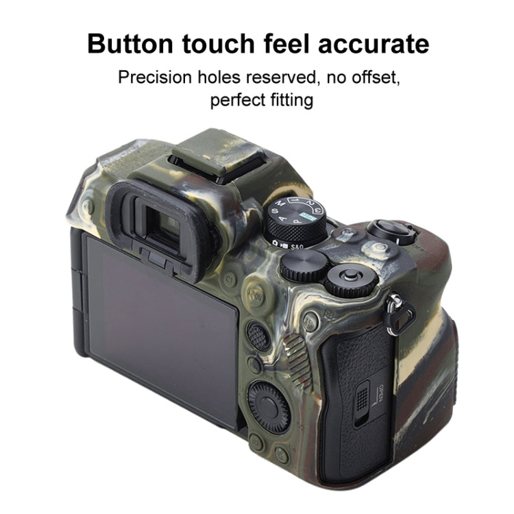 Soft Silicone Protective Case for Sony A7 IV (Camouflage)