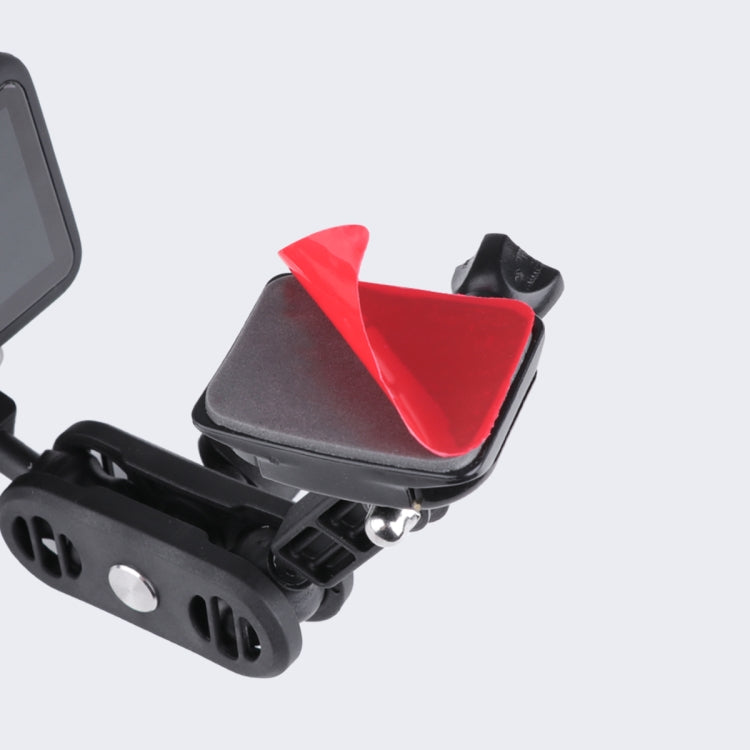 360 Pivot Magic Arm Motorcycle Helmet Mount Adapter Holder (Black)