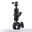 Extended Version 360 Rotation Adjustable Action Camera Bike Motorcycle Handlebar Holder (Black) - Bicycle Handlebar Mount by PMC TechLife | Online Shopping South Africa | PMC TechLife | Buy Now Pay Later Mobicred