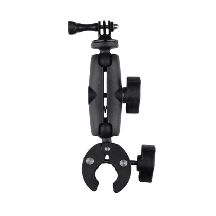 Extended Version 360 Rotation Adjustable Action Camera Clamp Plier Base Holder (Black)