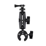 Extended Version 360 Rotation Adjustable Action Camera Clamp Plier Base Holder (Black)