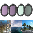 JSR Round Housing 4 in 1 UV+CPL+ND4+ND8 Lens Filter for GoPro HERO8 Black - Lens Filter by JSR | Online Shopping South Africa | PMC TechLife | Buy Now Pay Later Mobicred