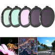 JSR Round Housing 5 in 1 UV+NIGHT+ND1000+ND64+16X Macro Lens Filter for GoPro HERO8 Black - free shipping - PMC TechLife - Order now!