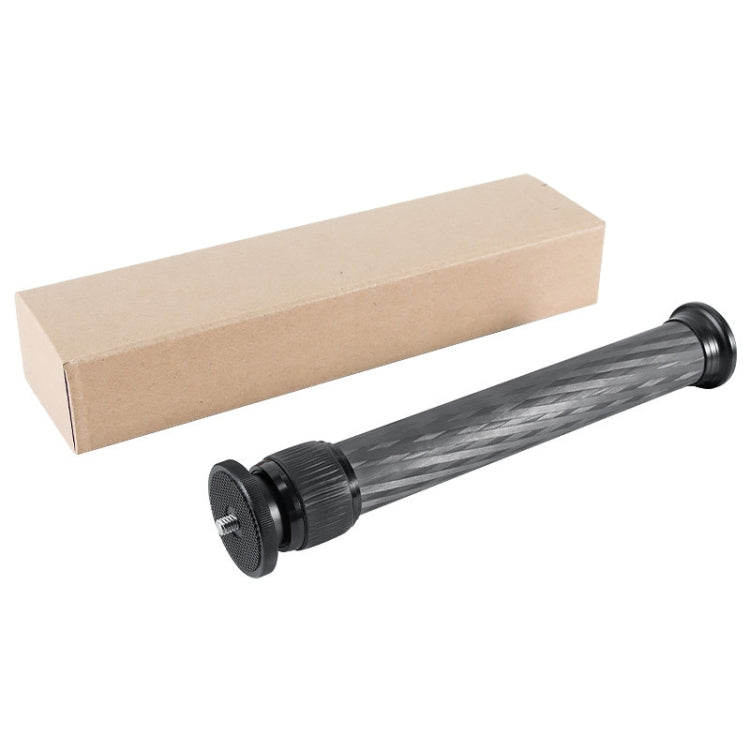 BEXIN P222C 234mm-393mm Tripod Extension Pole Carbon Fiber Center Column Tripod Extender(Black)