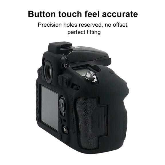 Soft Silicone Protective Case for Nikon D810 (Red)
