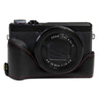 1/4 inch Thread PU Leather Camera Half Case Base for Canon G7 X Mark III / G7 X3 (Black) - Half Case by PMC TechLife | Online Shopping South Africa | PMC TechLife | Buy Now Pay Later Mobicred