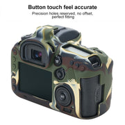 For Canon EOS 7D Mark II Soft Silicone Protective Case (Camouflage)