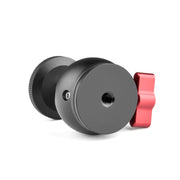 YELANGU 360 Degree Panoramic Metal Tripod Ball Head Adapter for Dolly Car (Black)