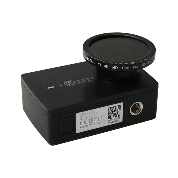 For Xiaomi Xiaoyi Yi II 4K Sport Action Camera Proffesional 34mm Lens Filter(CPL + UV + ND4+ ND2 + Star 6)