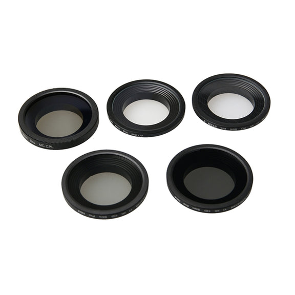 For Xiaomi Xiaoyi Yi II 4K Sport Action Camera Proffesional 34mm Lens Filter(CPL + UV + ND4+ ND2 + Star 6)