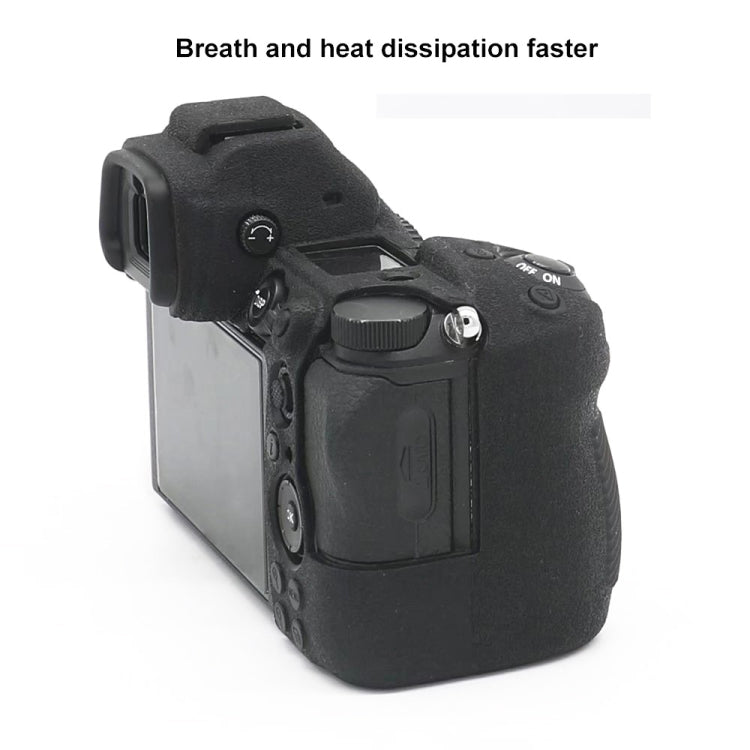 For Nikon Z7 II Soft Silicone Protective Case (Yellow)