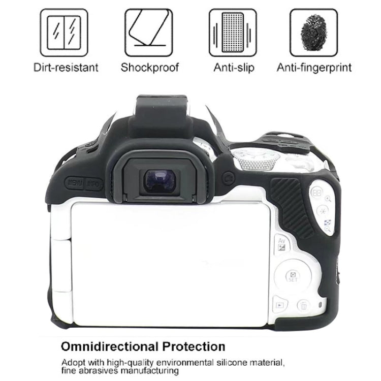 For Canon EOS 250D Soft Silicone Protective Case (Pink)