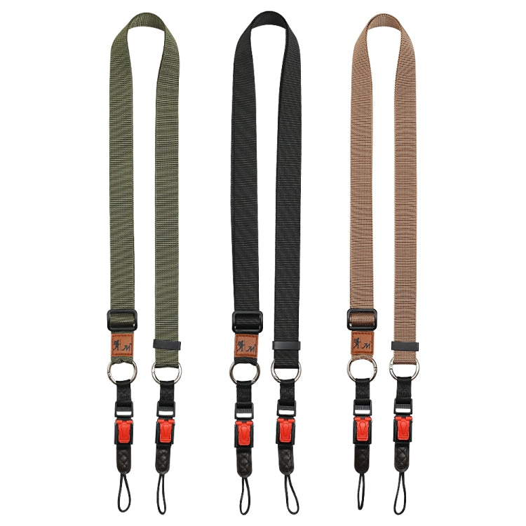 XJ03 Camera Shoulder Hanging Neck Strap(Black)