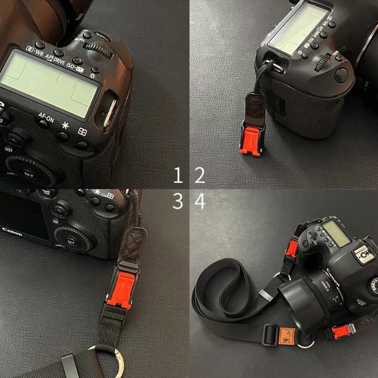 XJ03 Camera Shoulder Hanging Neck Strap(Dark Green)