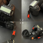 XJ03 Camera Shoulder Hanging Neck Strap(Black)