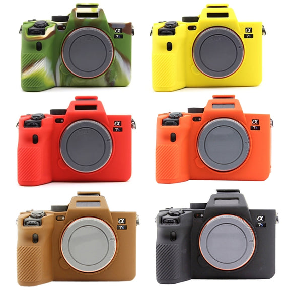 For Sony  A7S III / A7S3 Soft Silicone Protective Case(Yellow)