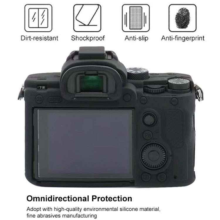For Sony  A7S III / A7S3 Soft Silicone Protective Case(Yellow)