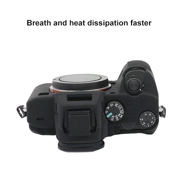 For Sony  A7S III / A7S3 Soft Silicone Protective Case(Black)