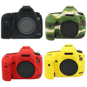 For Canon EOS 5DS Soft Silicone Protective Case (Black)