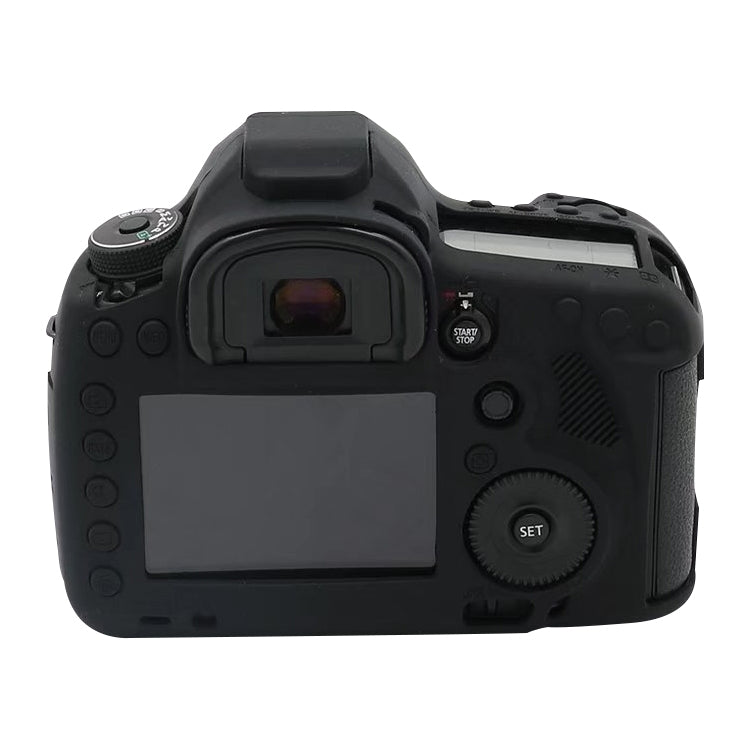 For Canon EOS 5DS Soft Silicone Protective Case (Red)