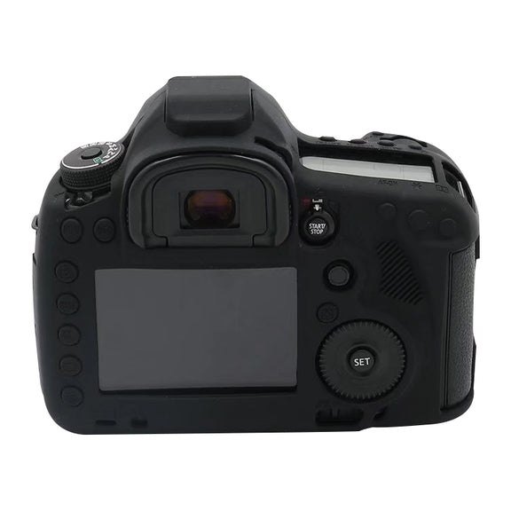 For Canon EOS 5DS Soft Silicone Protective Case (Red)