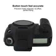 For Canon EOS 5DS Soft Silicone Protective Case (Black)
