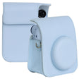 For FUJIFILM instax mini 12 Full Body Leather Case Camera Bag with Strap (Blue) - Leather Bag by PMC TechLife | Online Shopping South Africa | PMC TechLife | Buy Now Pay Later Mobicred