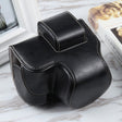 For Nikon Z50 / Z30 Camera Full Body Magnetic Leather Camera Case Bag with Strap (Black) - Leather Bag by PMC TechLife | Online Shopping South Africa | PMC TechLife | Buy Now Pay Later Mobicred
