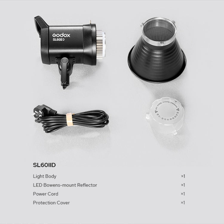Godox SL60IID 70W 5600K Daylight Balanced LED Video Light (US Plug)