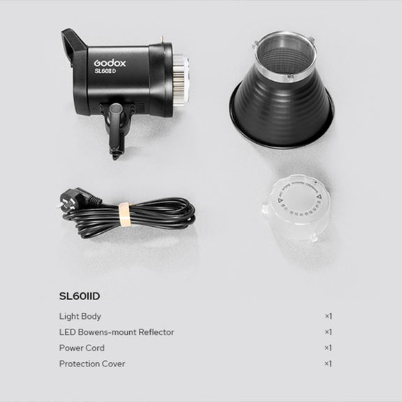 Godox SL60IID 70W 5600K Daylight Balanced LED Video Light (US Plug)