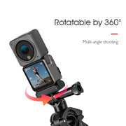 STARTRC Upgrade Bike Handlebar Fixed Mount Holder For DJI Action 3 / Action 2 / OSMO Action (Black)