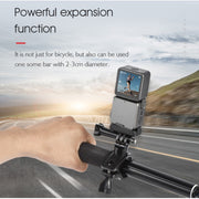 STARTRC Upgrade Bike Handlebar Fixed Mount Holder For DJI Action 3 / Action 2 / OSMO Action (Black)