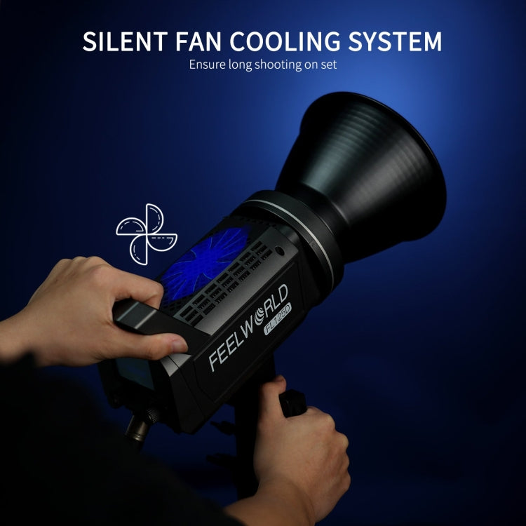 FEELWORLD FL125D 125W Daylight Point Source Video Light, Bluetooth APP Control(UK Plug)