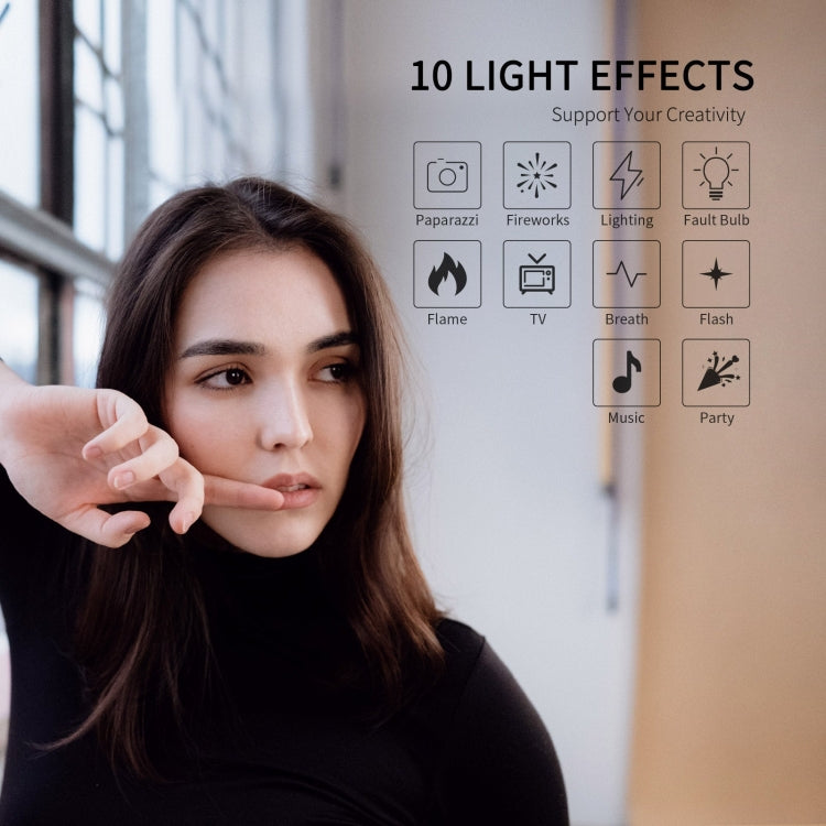 FEELWORLD FL125D 125W Daylight Point Source Video Light, Bluetooth APP Control(UK Plug)