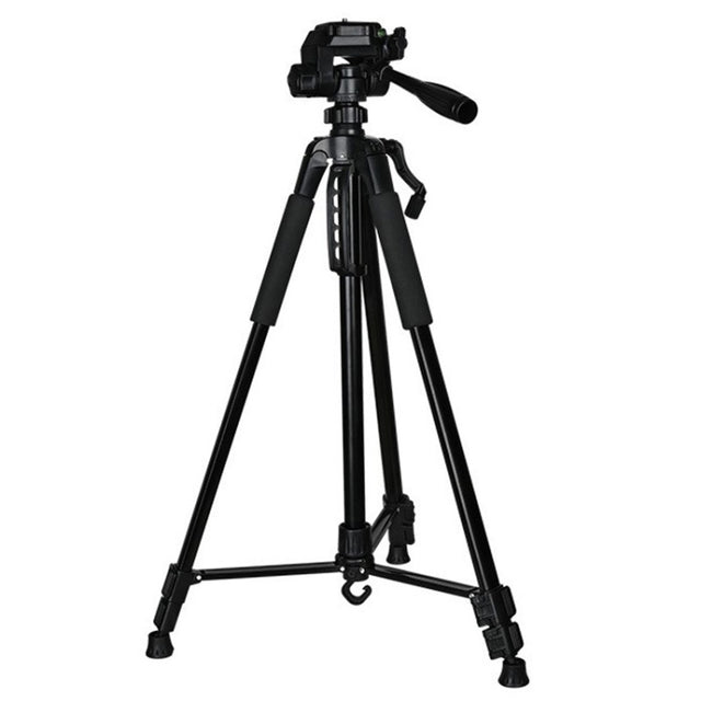 3366 Quality 1.7m Portable Phone Live Selfie Tripod DV SLR Camera Stand (Black)