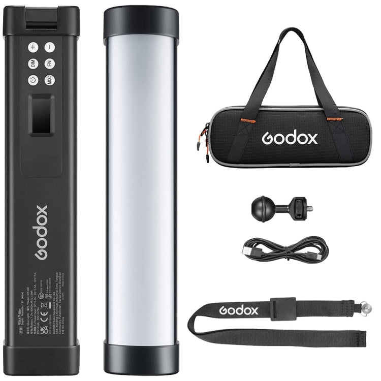 Godox WT25D Water-resistant Tube Light  25cm White Light Photo Video Fill Light