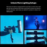 Godox WT25R Water-resistant Tube Light  25cm RGB Photo Video Fill Light