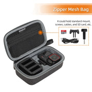 For Insta360 Ace / Ace Pro 1 / Ace Pro 2 Sunnylife Portable Carrying Case Handbag Mini Travel Case Organizer Protective Bag (Dark Grey)