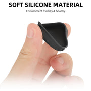 For Insta360 Ace / Ace Pro Sunnylife Silicone Lens Cap Protector Lens Cover (Black)