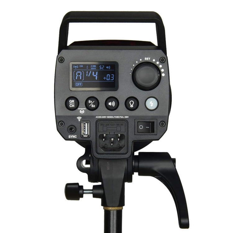 Godox MS300 Studio Flash Light 300Ws Bowens Mount Studio Speedlight (UK Plug)