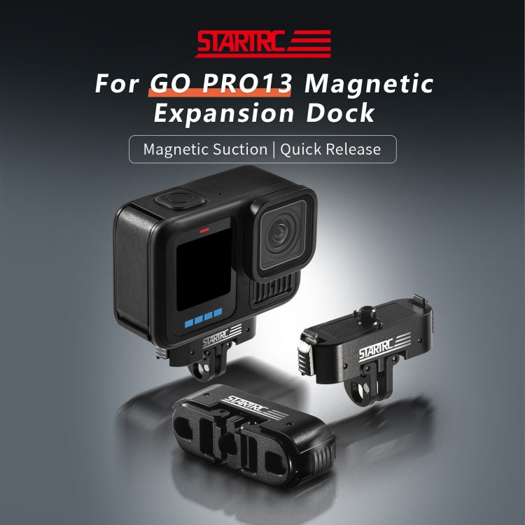 For GoPro HERO13 Black STARTRC Magnetic Quick Release Base Mount (Black)