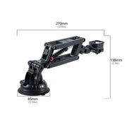 STARTRC Action Camera Suction Cup Car Mount Shock Absorbing Arm (Black)