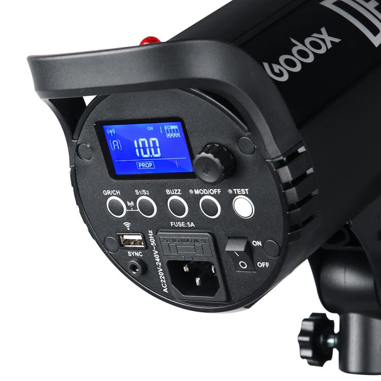 Godox DE300II 300Ws Studio Flash Light Strobe Lamp Head Bowens Mount Speedlight (EU Plug)