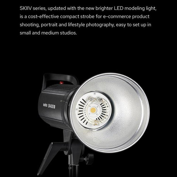 Godox SK300II-V Studio Flash Photo Light 300Ws Bowens Mount Monolight Light (EU Plug)